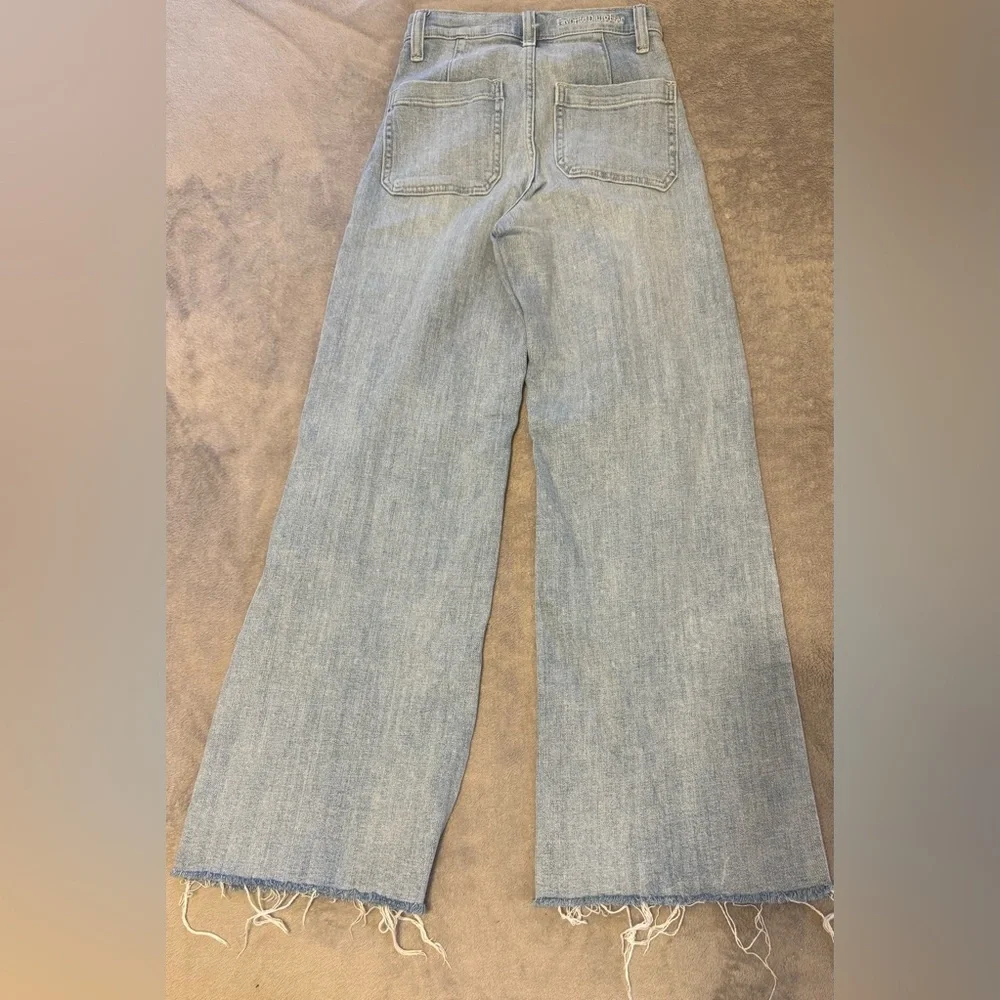 Favorite Daughter THE MISCHA SUPER HIGH RISE WIDE LEG ANKLE Women Jeans Size 23 - Picture 6 of 11
